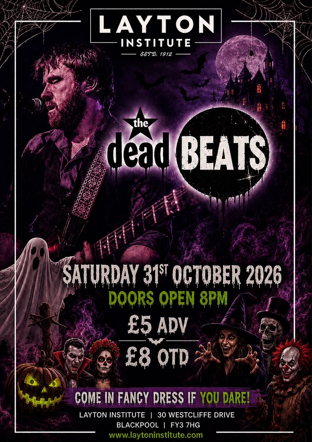 The Deadbeats – Halloween Party Night – 31st October 2026
