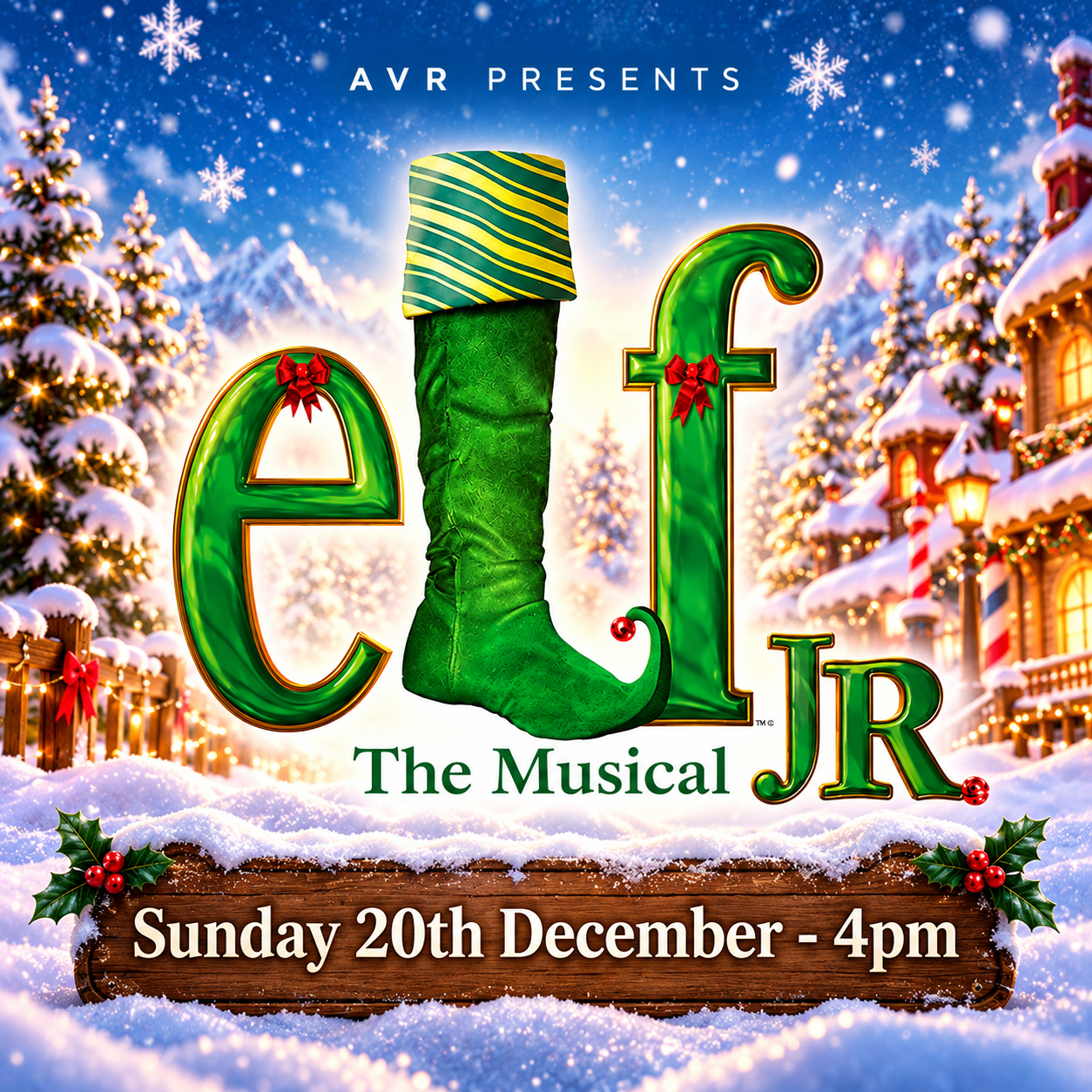 Elf Jr. The Musical - Sunday 20th December 4pm
